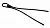 Шнурок для стрелковых очков из силикона премиум- класса, черный CORD 56 (56см.) 
