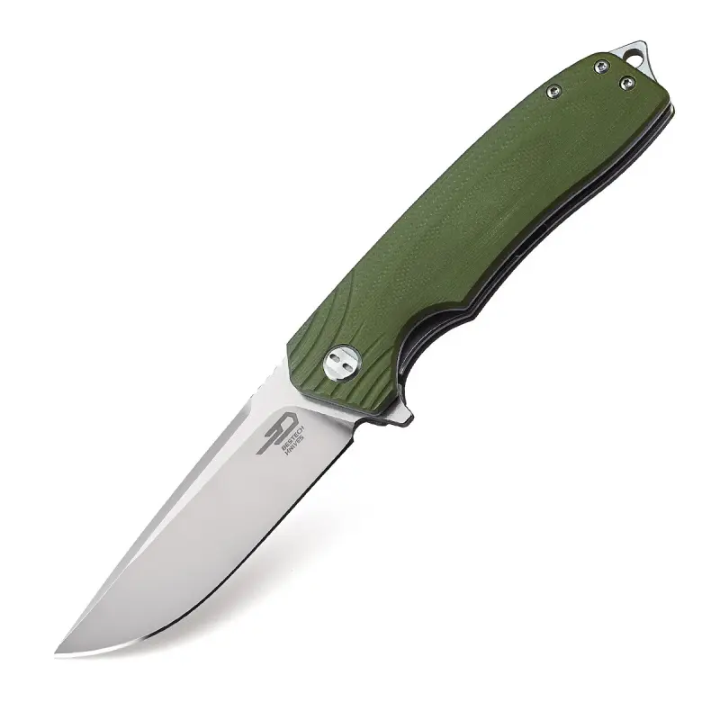 Lion - нож складной, сталь D2, рук-ть зелен.G10 BG01B