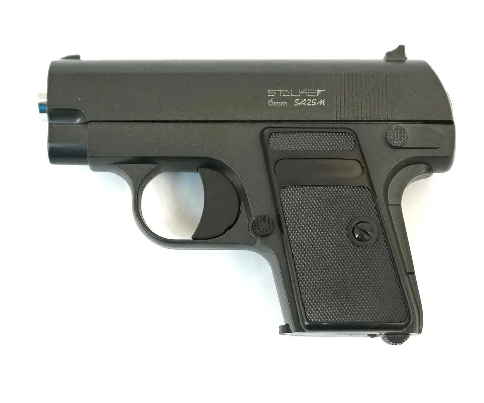Stalker SA25M Spring, (аналог Colt 25) кал.6мм, металл, магазин 6 шар.,черный (SA-3307125M)