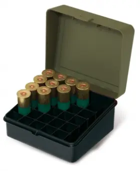 Коробка Plano для 25 патронов кал. 12-16 магнум (121701)