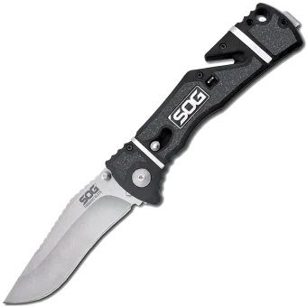 Trident Elite - нож склад., рук-ть резина/пластик, клинок AUS8