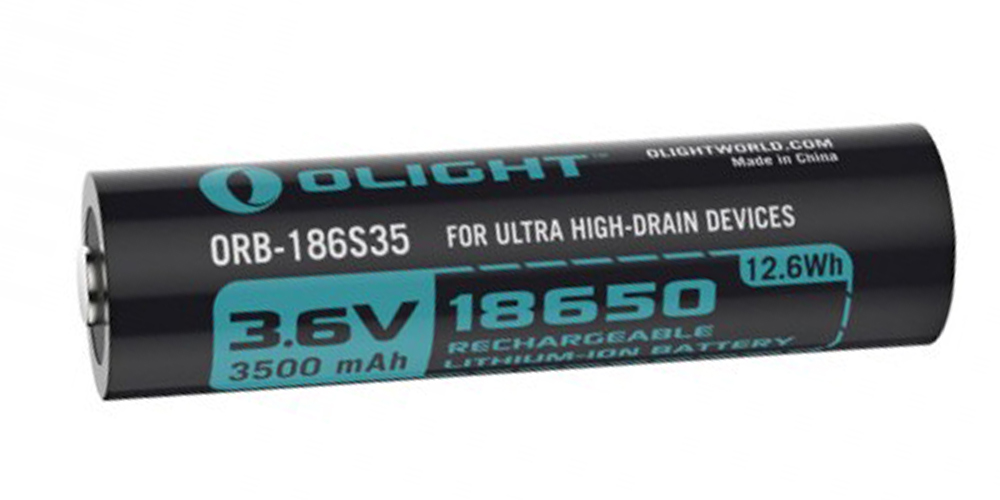 Аккумулятор Olight 18650 HDC 3.7B 3500 mah черный