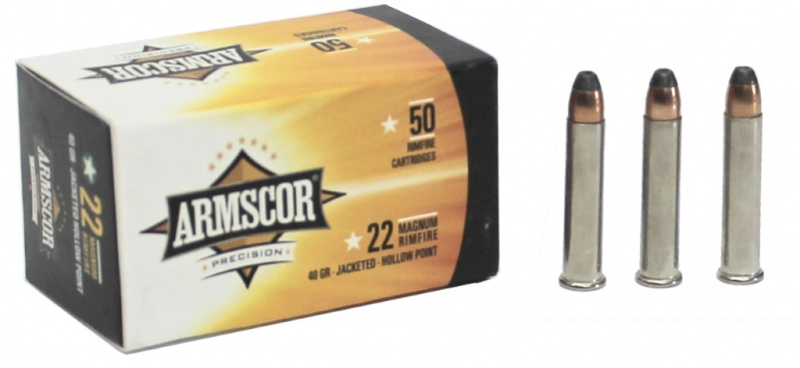 Купить Патрон 22 Win Mag Jhp 40 гр Armscor Беркут 3093